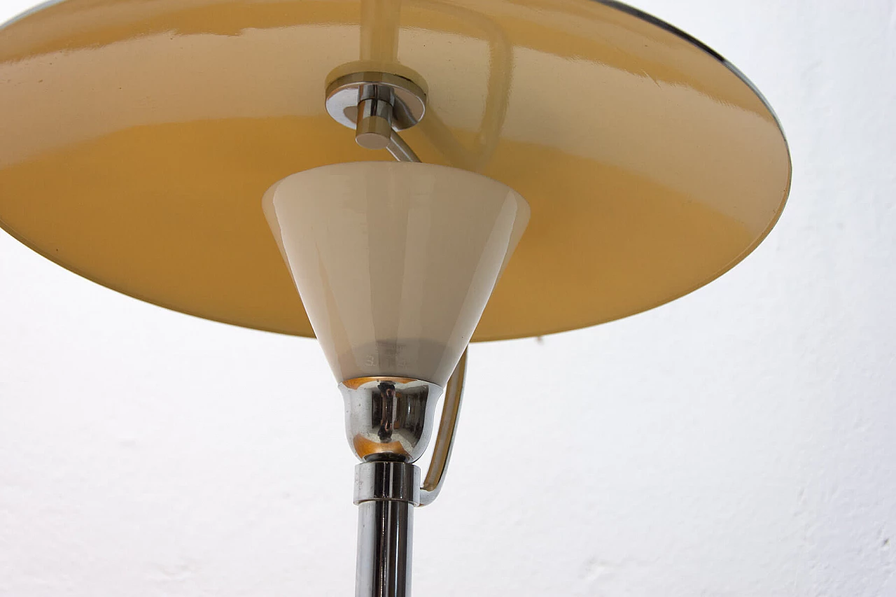 Lampada da tavolo cromata Bauhaus, anni '40 10