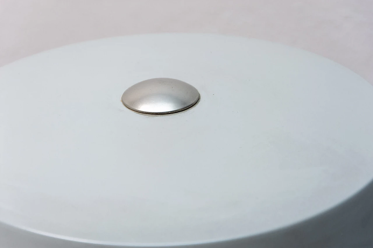 Aluminum and metal table lamp, 1960s 10