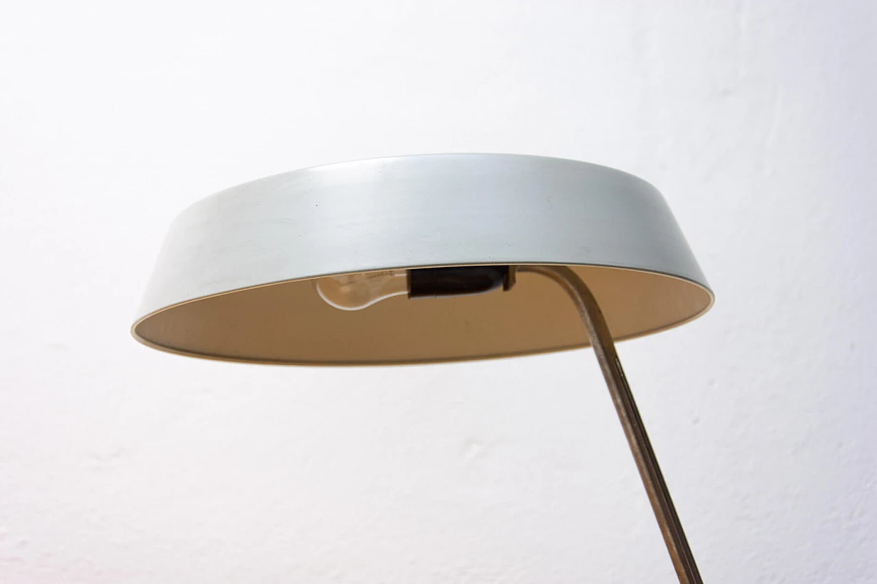 Aluminum and metal table lamp, 1960s 12
