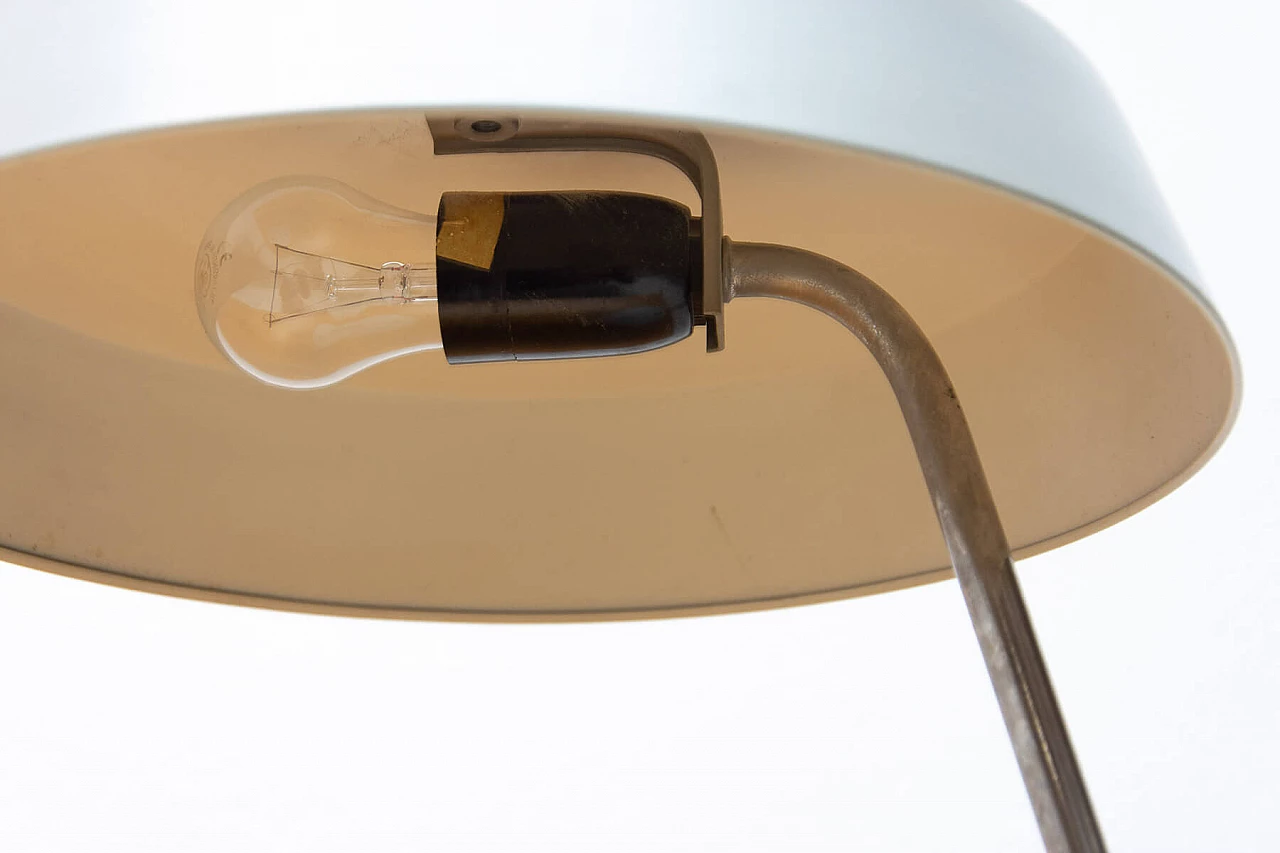 Aluminum and metal table lamp, 1960s 13