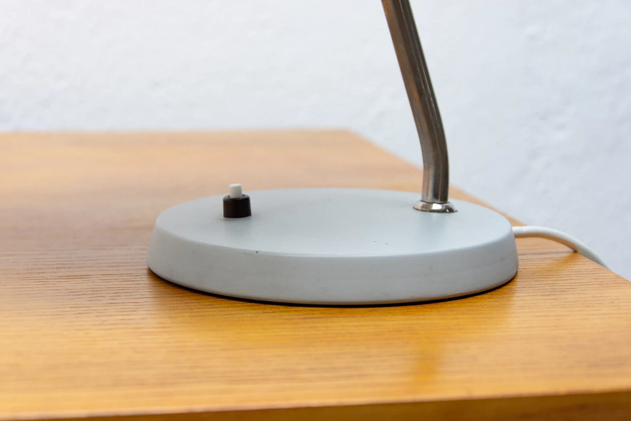 Aluminum and metal table lamp, 1960s 14