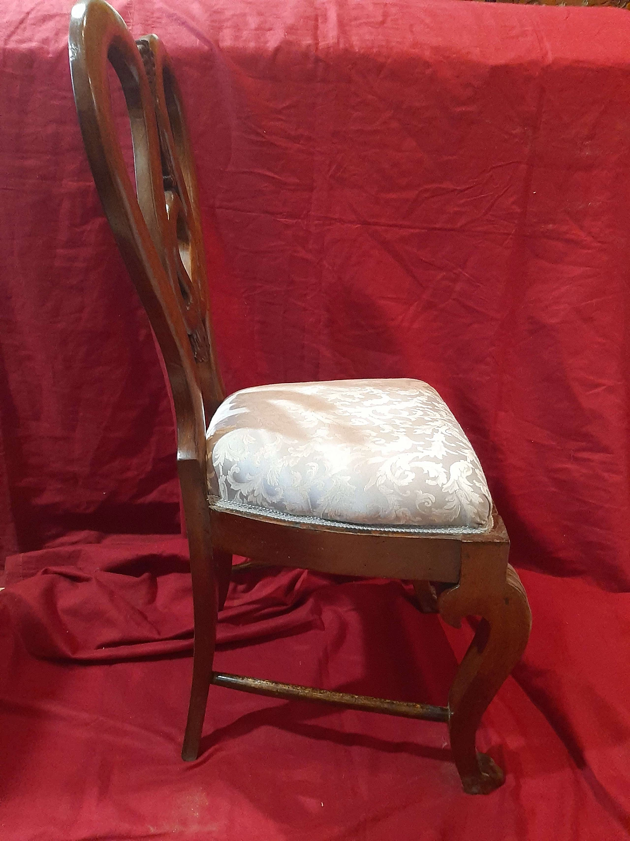 Rosewood chair with padded seat, 19th century 3