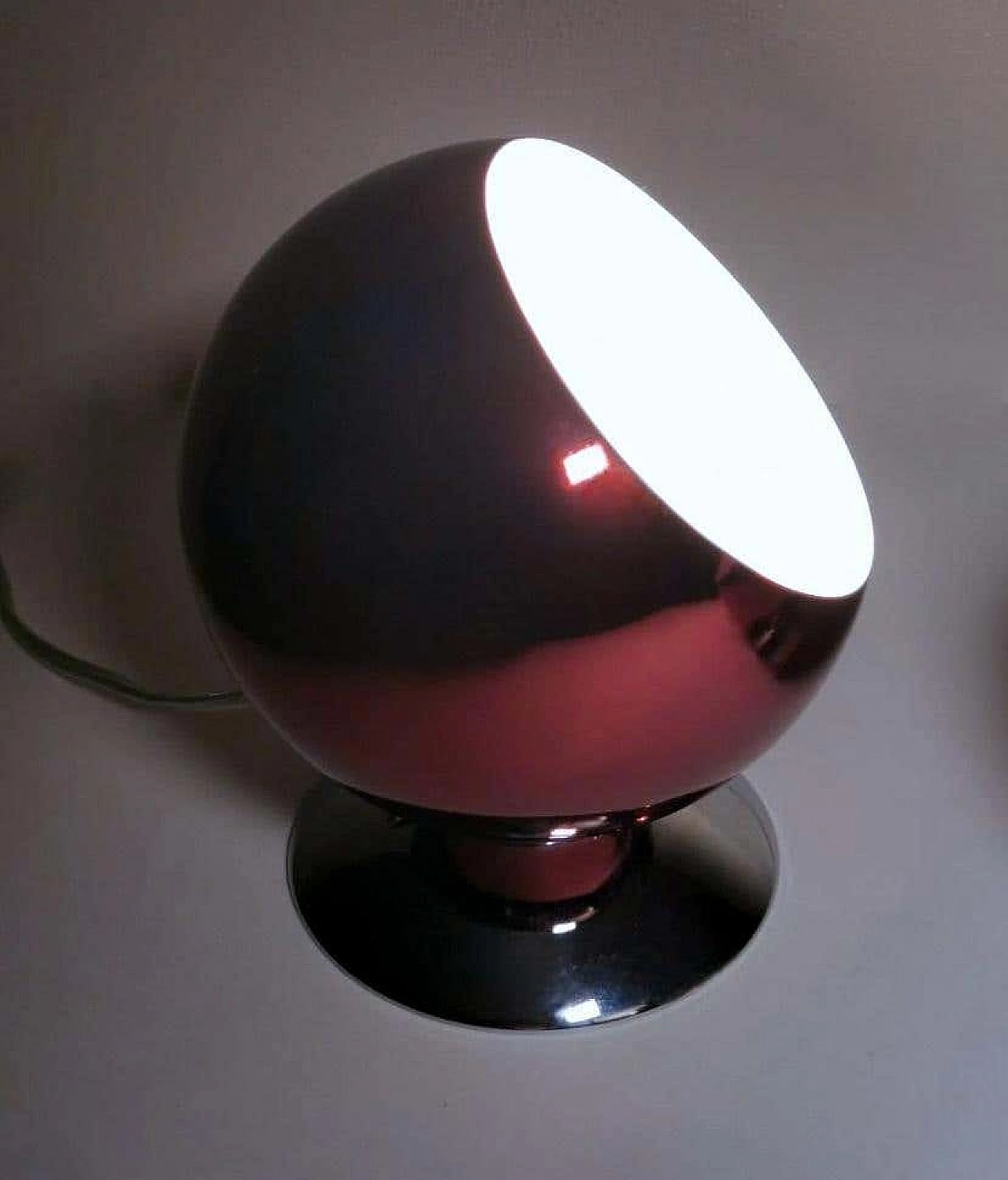 Coppia di lampade da tavolo Space Age attribuite a Gepo, anni '70 12