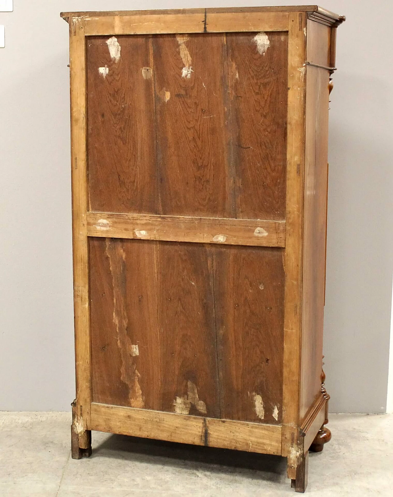 Louis Philippe secretaire in walnut, mid-19th century 1