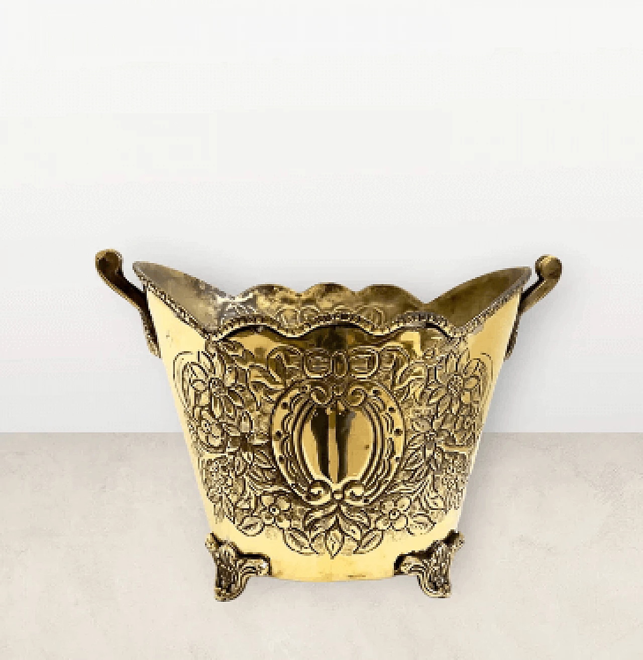 Glacette in ottone lucido, anni '60 3