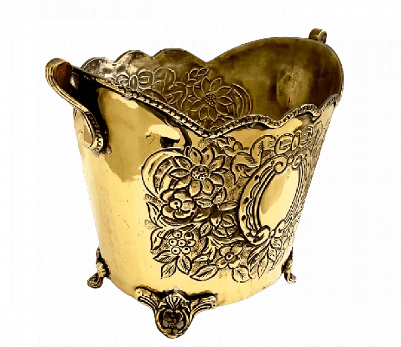 Glacette in ottone lucido, anni '60 4