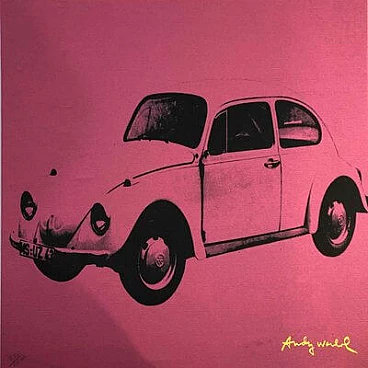 Andy Warhol, Volkswagen, lithograph, 1980s
