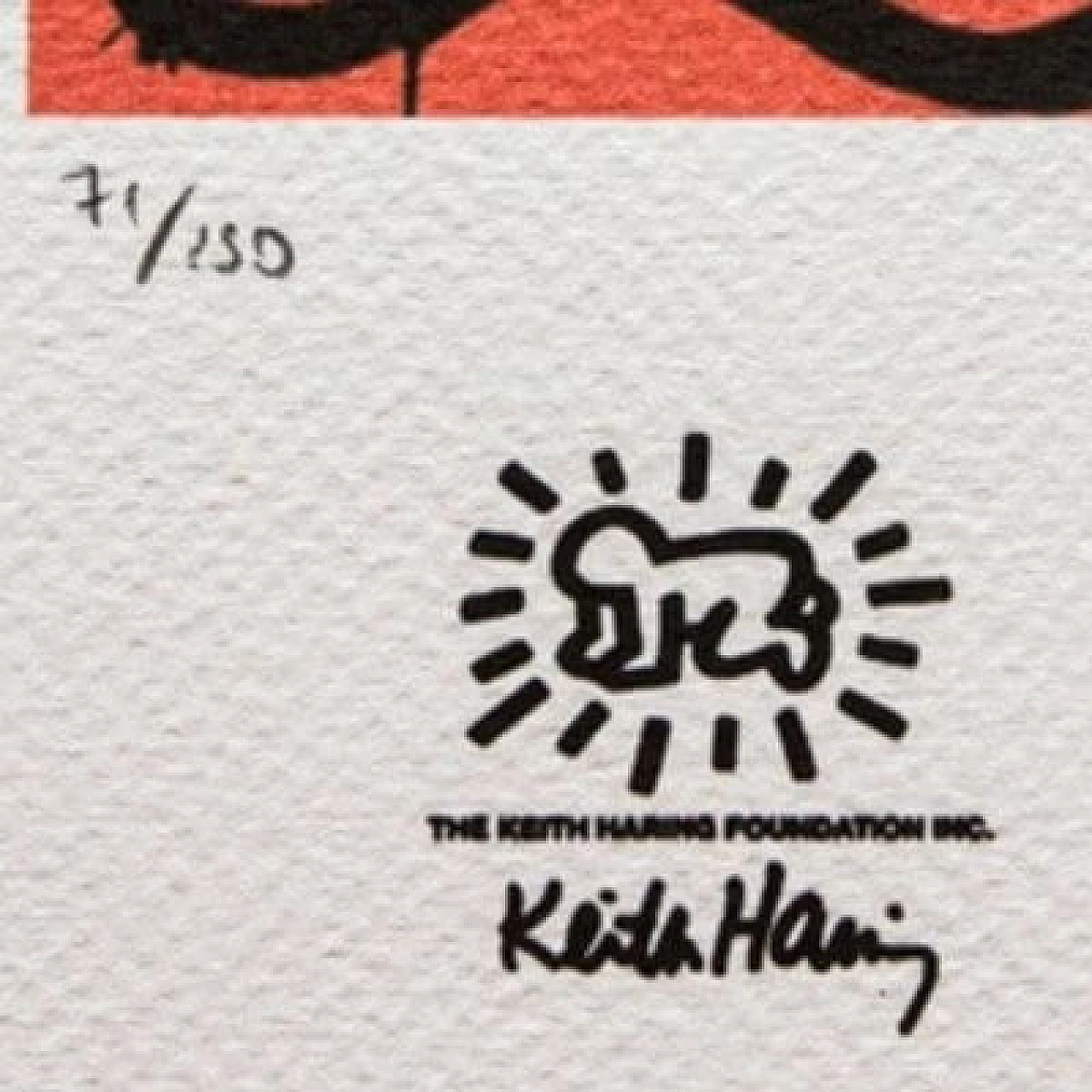 Keith Haring, Untitled, silkscreen print, 1980s 4