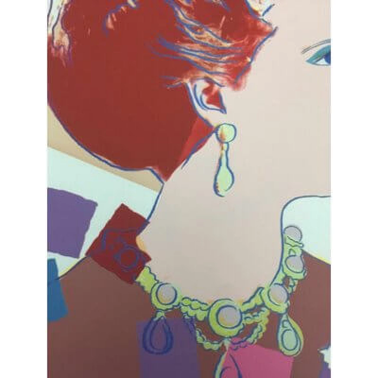 Andy Warhol, Queen Margrethe II of Denmark, silkscreen print, 1990s 4