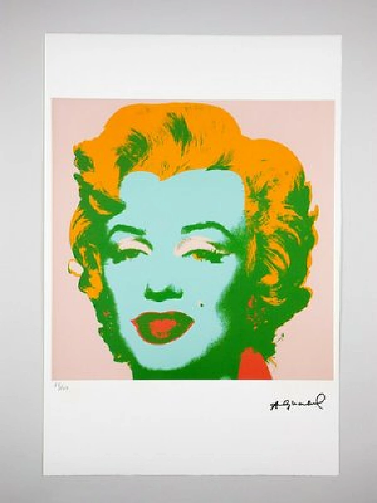 Andy Warhol, Ritratto di Marilyn Monroe, litografia, anni '80 1