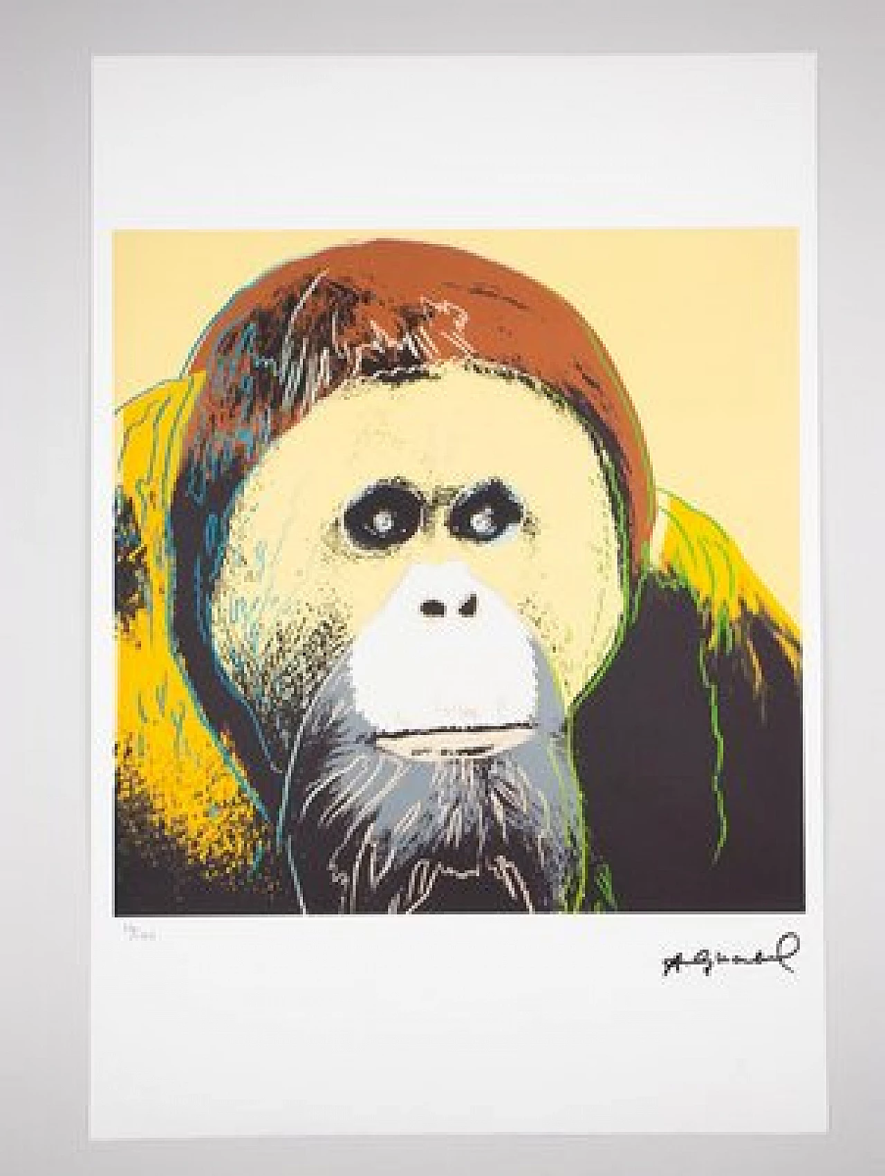 Andy Warhol, Orang Utan, colour screenprint, 1980s 1