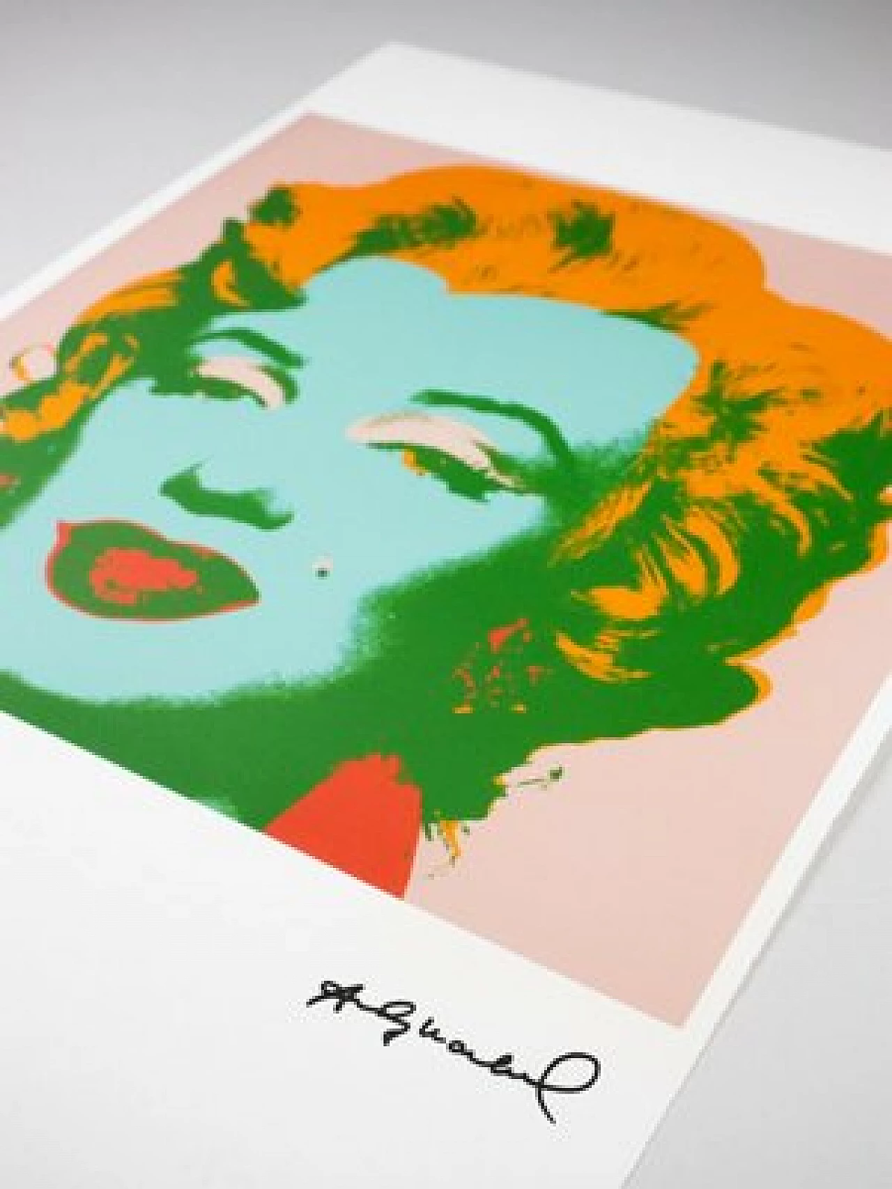 Andy Warhol, Ritratto di Marilyn Monroe, litografia, anni '80 2