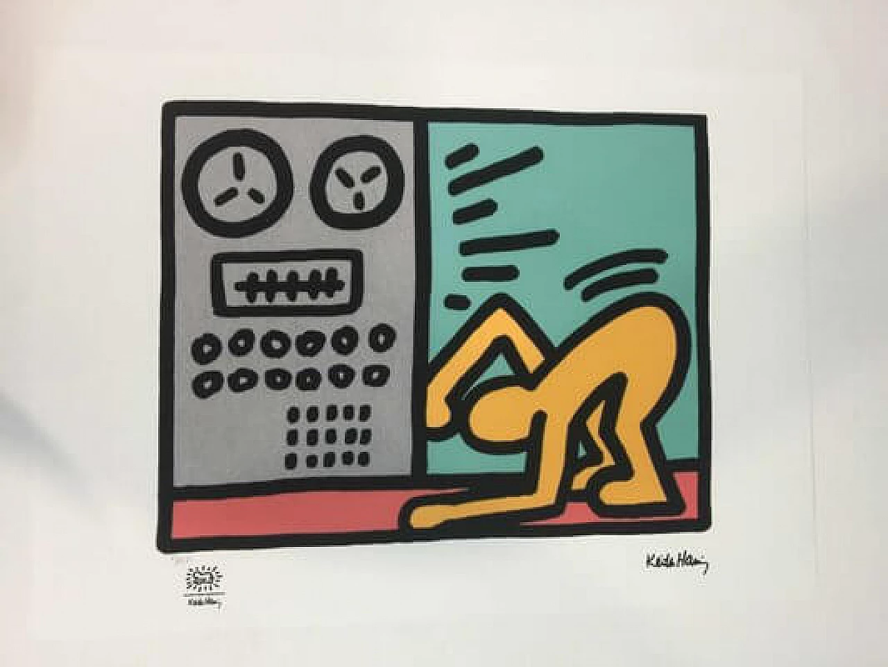 Keith Haring, Untitled, silkscreen print, 1990s 1