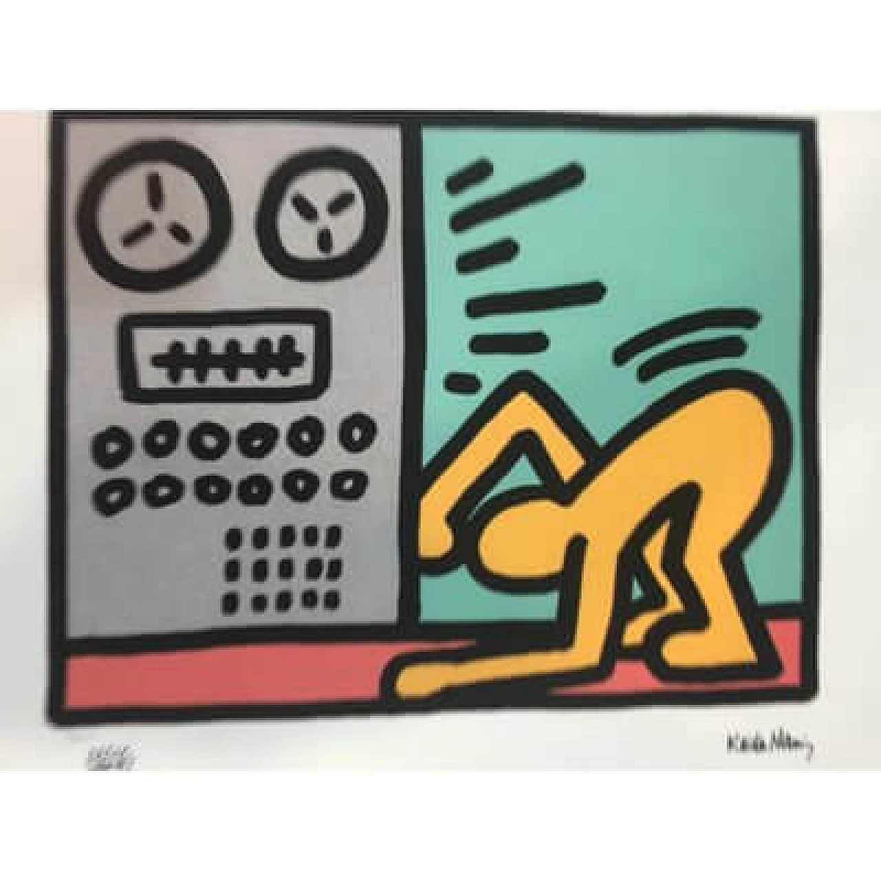 Keith Haring, Senza titolo, serigrafia, anni '90 3