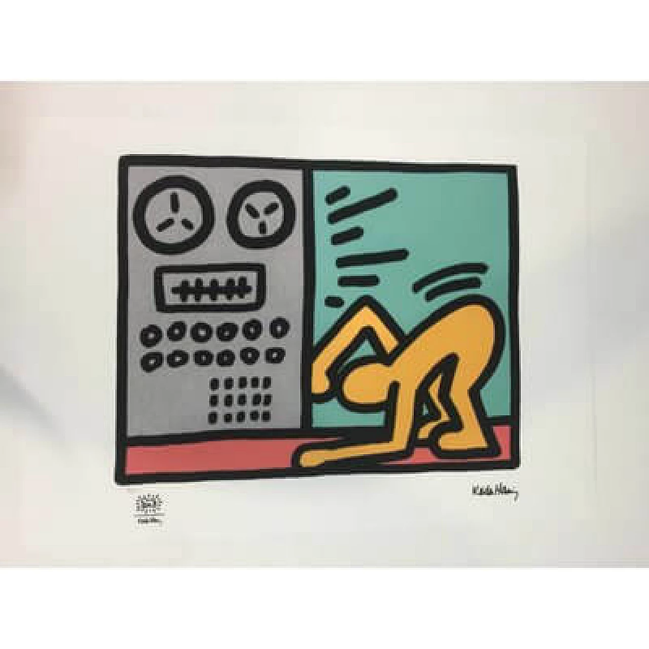 Keith Haring, Senza titolo, serigrafia, anni '90 4