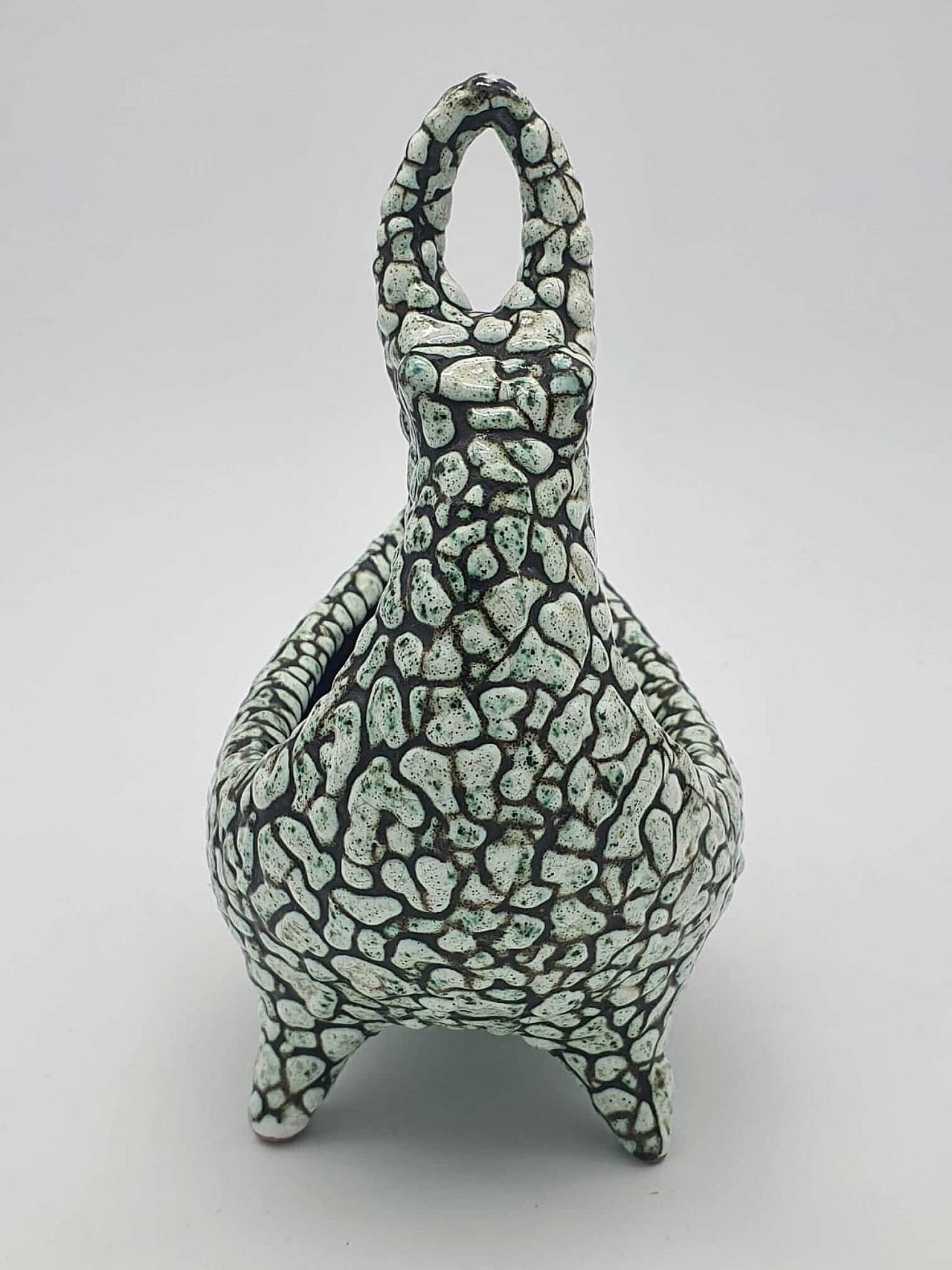 Zoomorphic ceramic bowl by Gorka Geza, 1920s 3