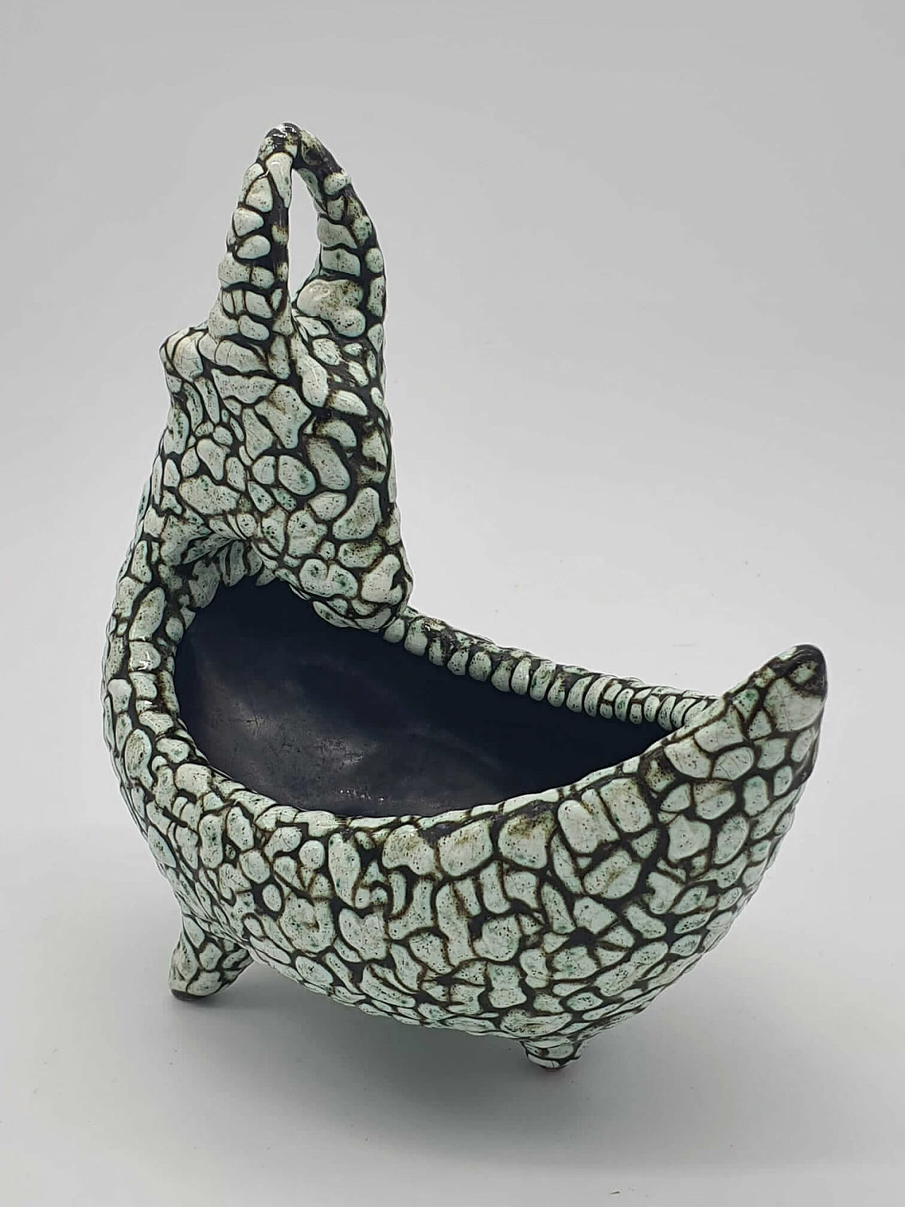 Zoomorphic ceramic bowl by Gorka Geza, 1920s 4