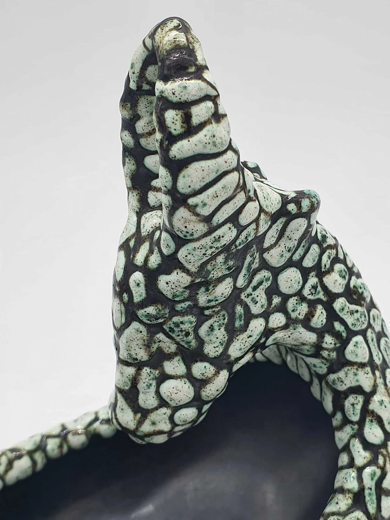 Zoomorphic ceramic bowl by Gorka Geza, 1920s 7