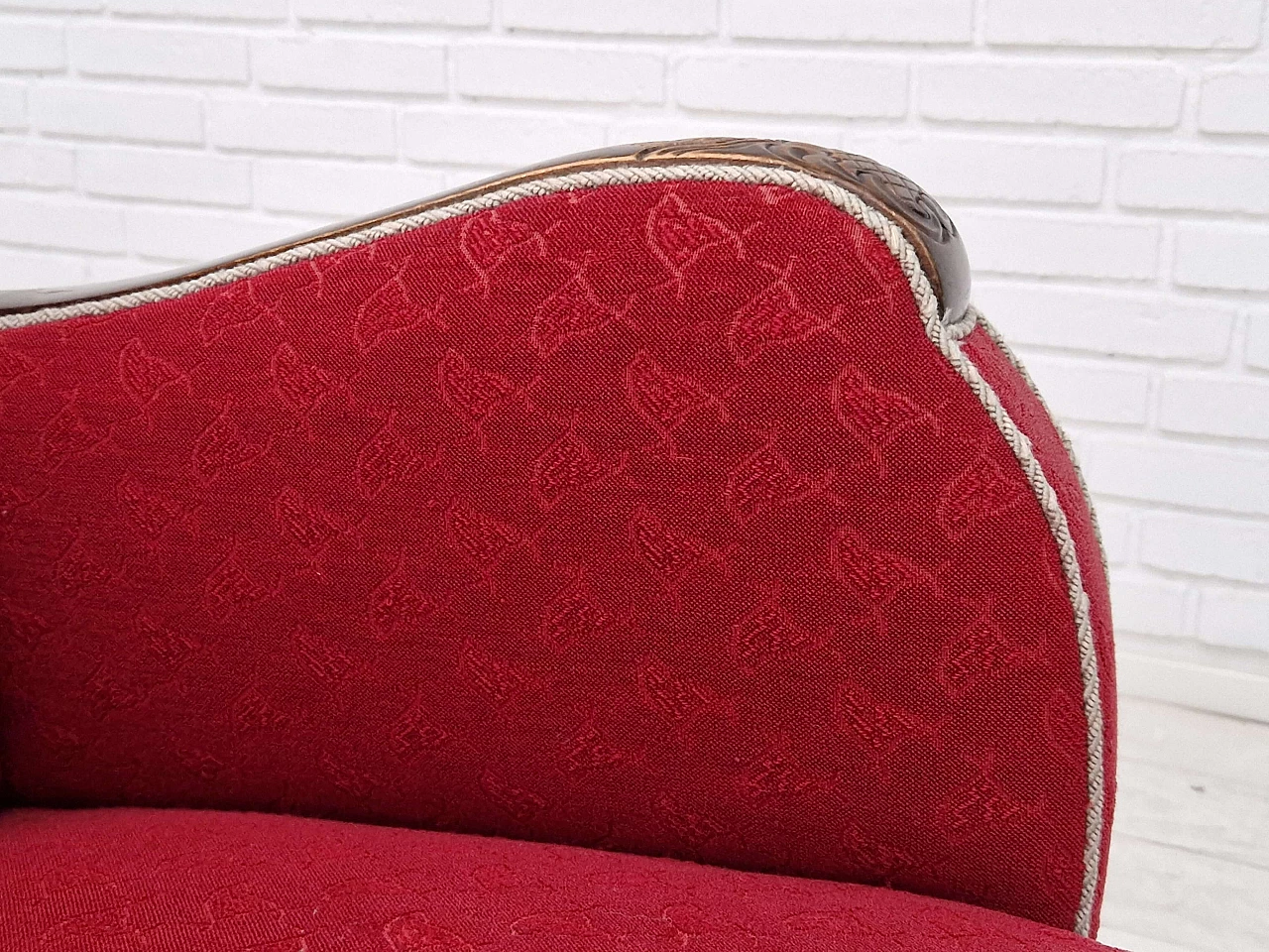 Pair of Scandinavian Art Deco armchairs, 1950s 5