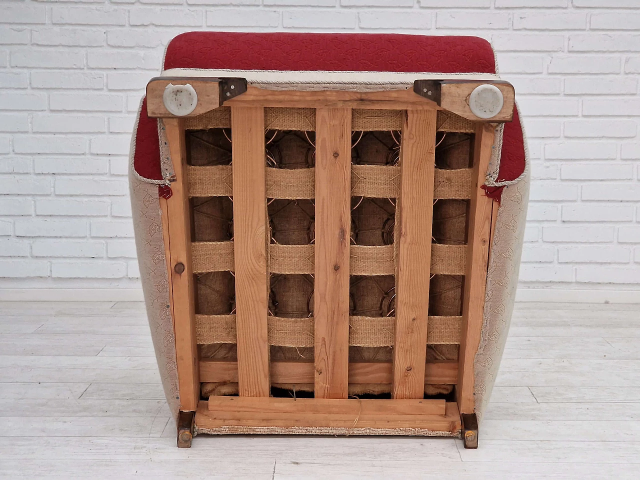 Coppia di poltrone scandinave Art Déco, anni '50 20