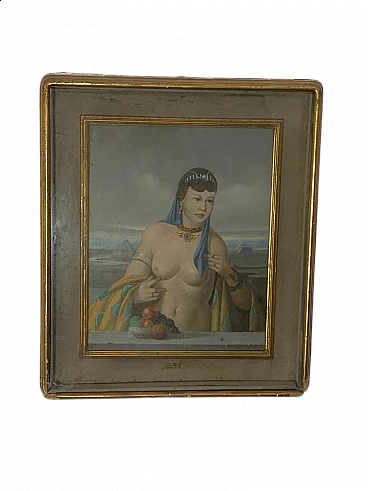 Adriano Gajoni, Cleopatra, olio su tela, anni '50