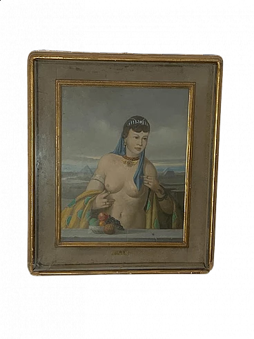 Adriano Gajoni, Cleopatra, oil on canvas, 1950s