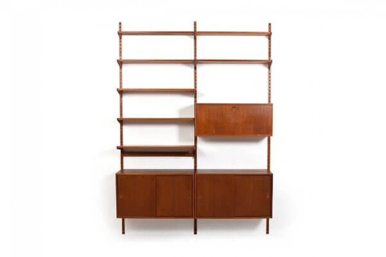 Teak bookcase by Kai Kristiansen for Feldballes Møbelfabrik, 1960s 1