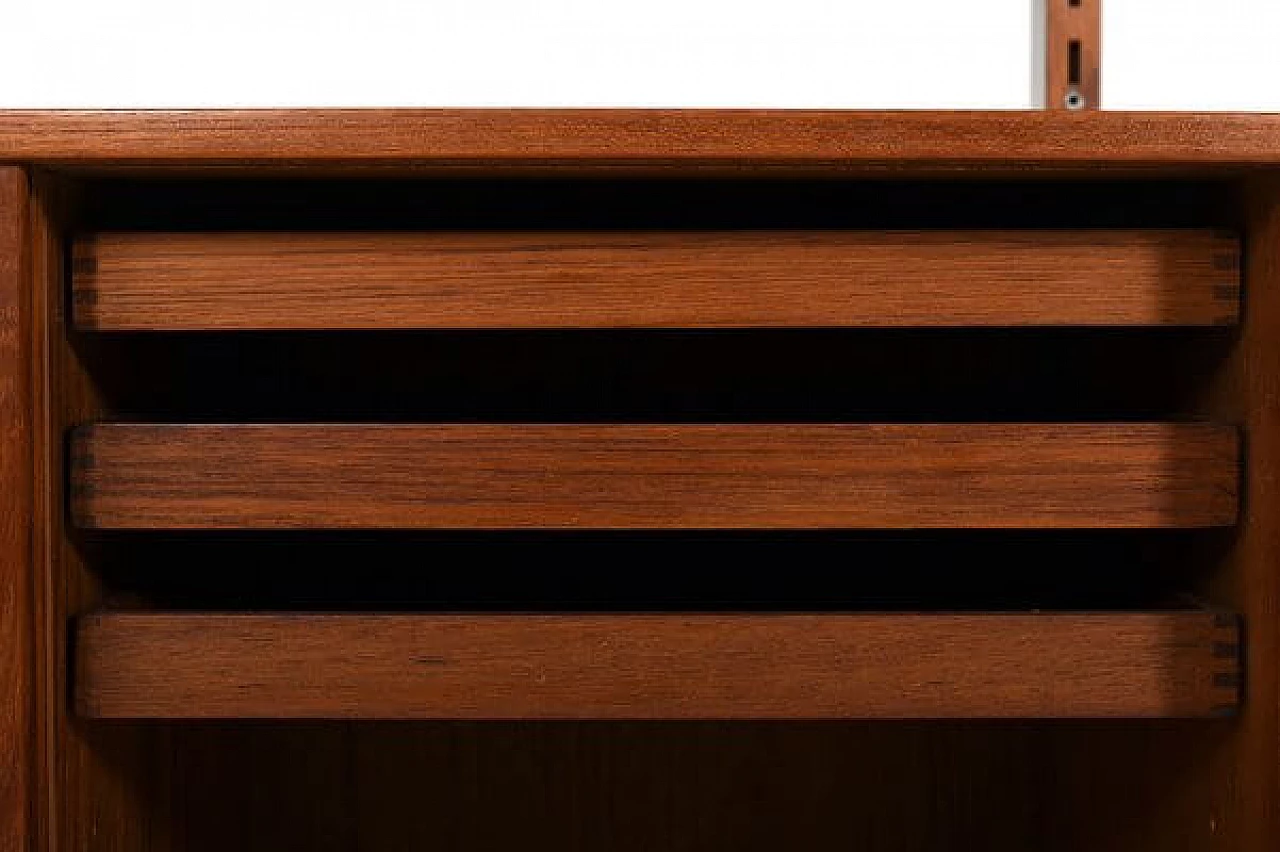 Teak bookcase by Kai Kristiansen for Feldballes Møbelfabrik, 1960s 13