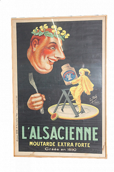 Advertising poster for L'Alsacienne mustard, 1920s