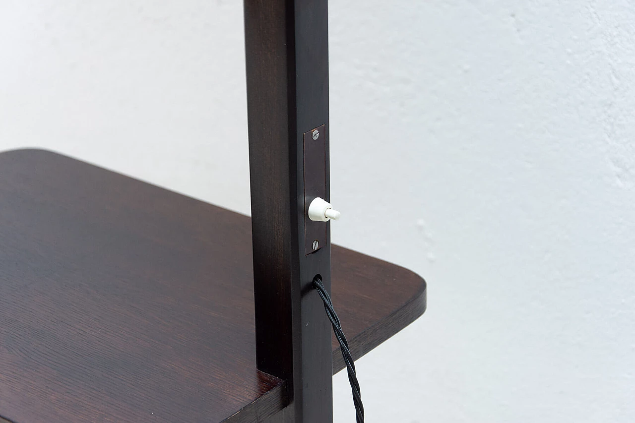 Lampada da terra D-623 con mensole di Thonet, anni '30 9