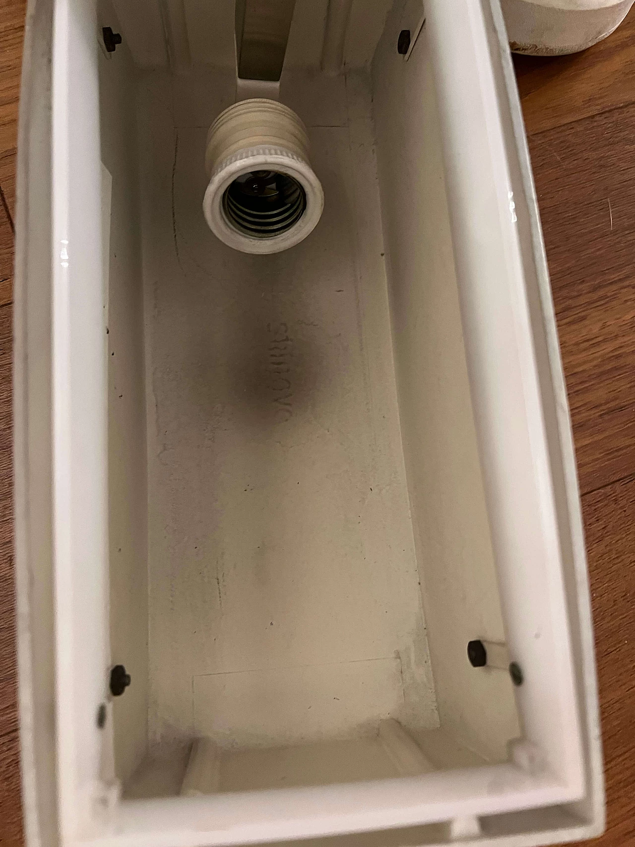 Lampada da tavolo in metallo e plastica di Stilnovo, anni '60 4