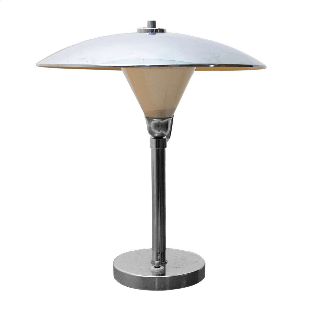 Chrome-plated Bauhaus table lamp, 1940s 16