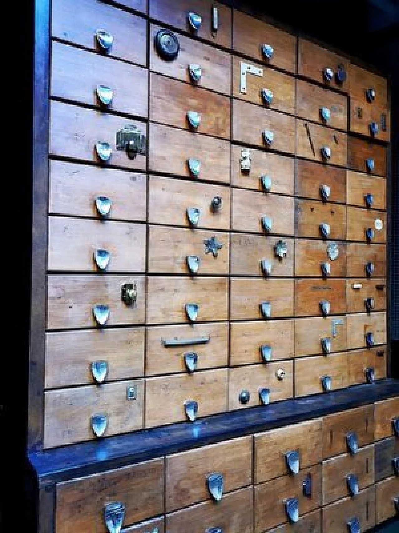 Hardware shop chest of drawers, 1950s 2