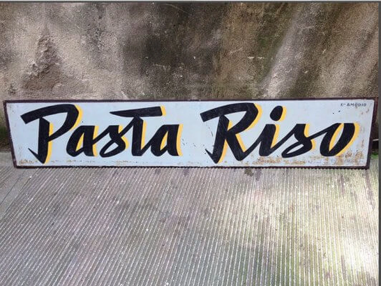 Insegna per panetteria Pasta Riso, anni '50 2