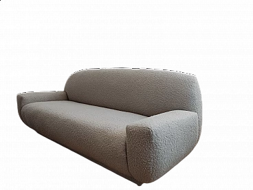 Gray fabric sofa, 1970s