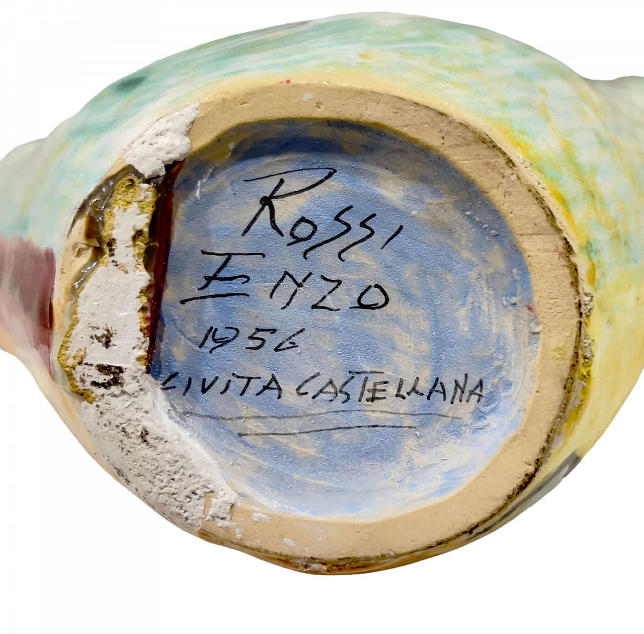 Vaso in ceramica di Enzo Rossi, 1956 4