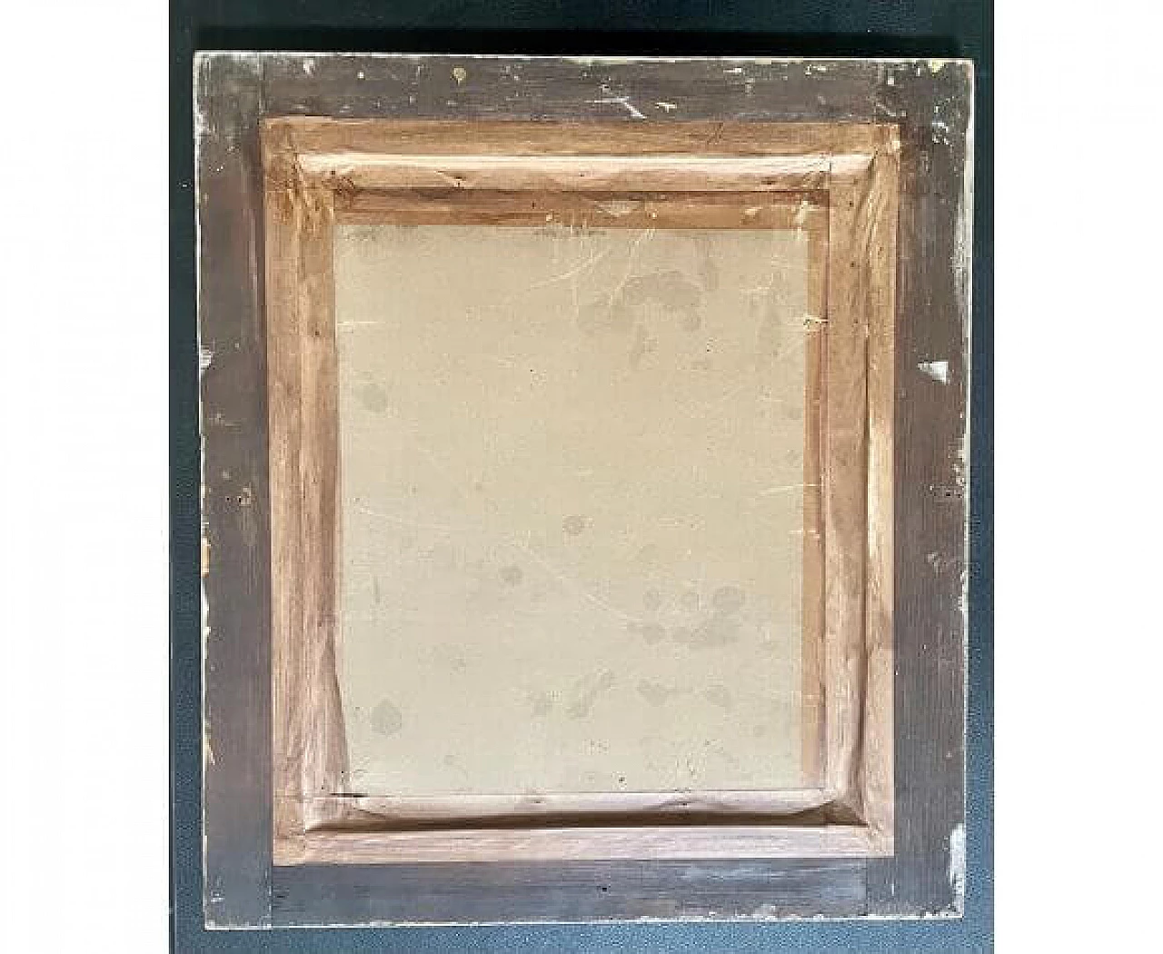 Dipinto di paesaggio urbano di Lione, olio su tela, anni '30 11