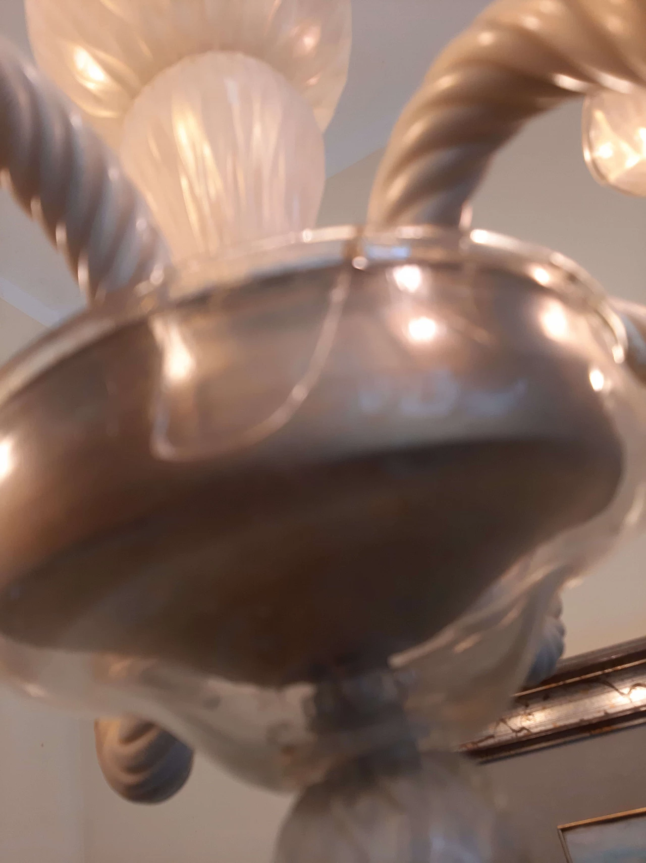 Murano glass chandelier attributed to Carlo Scarpa, 1950s 11