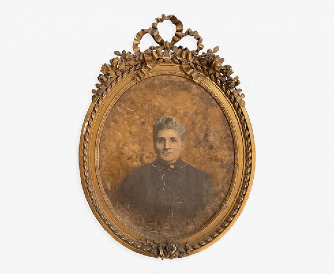 Yves Edgard Muller D'Escars, portrait of a woman, oil on canvas, 1910s 1