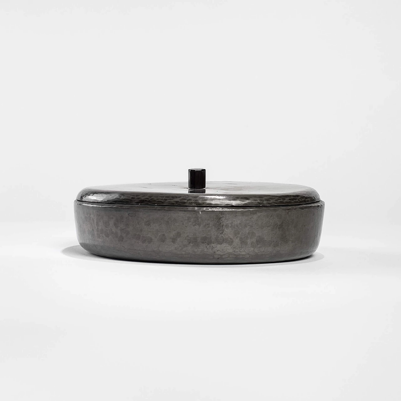 Pewter box with lid by Lorenzo Burchiellaro, 1960s 2