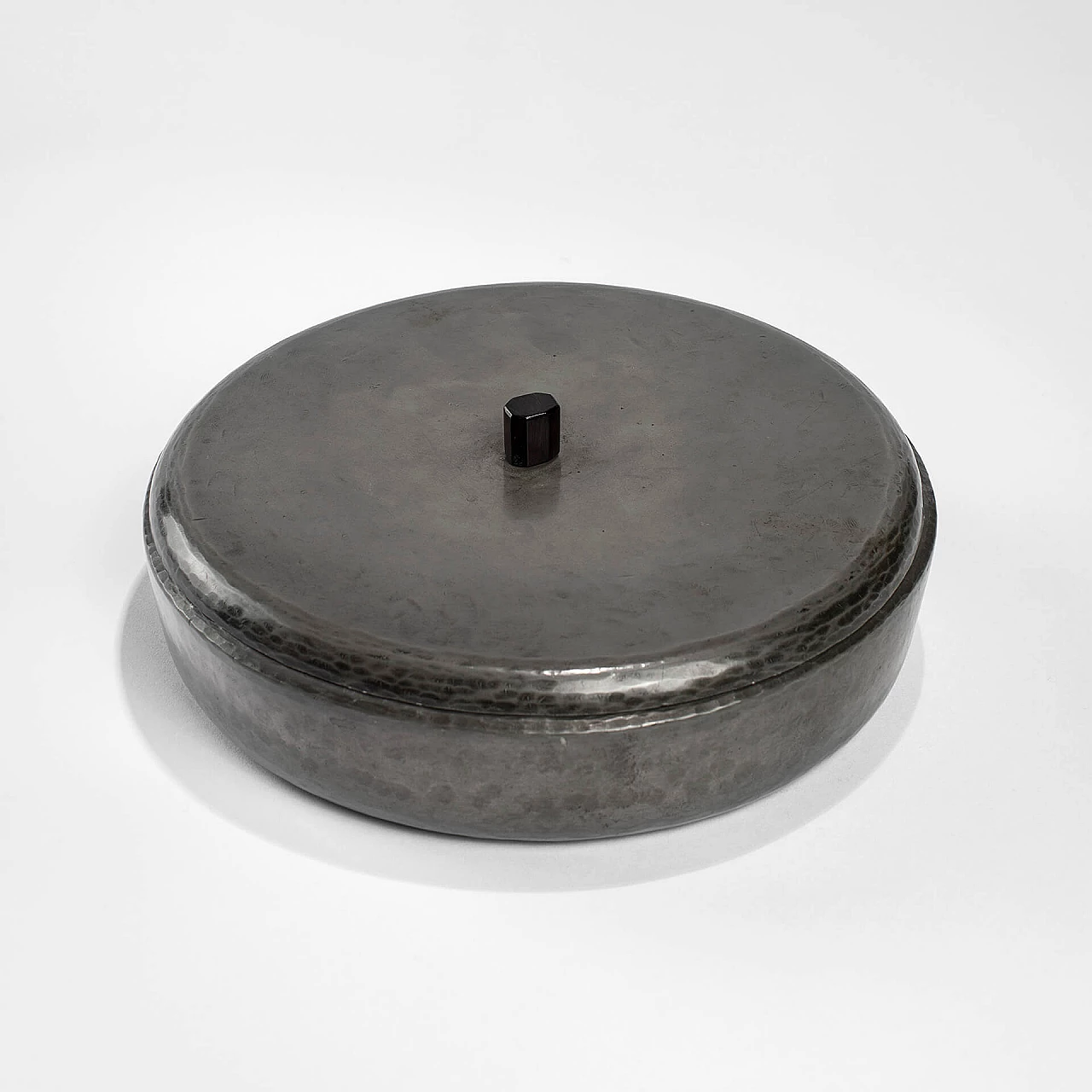 Pewter box with lid by Lorenzo Burchiellaro, 1960s 3