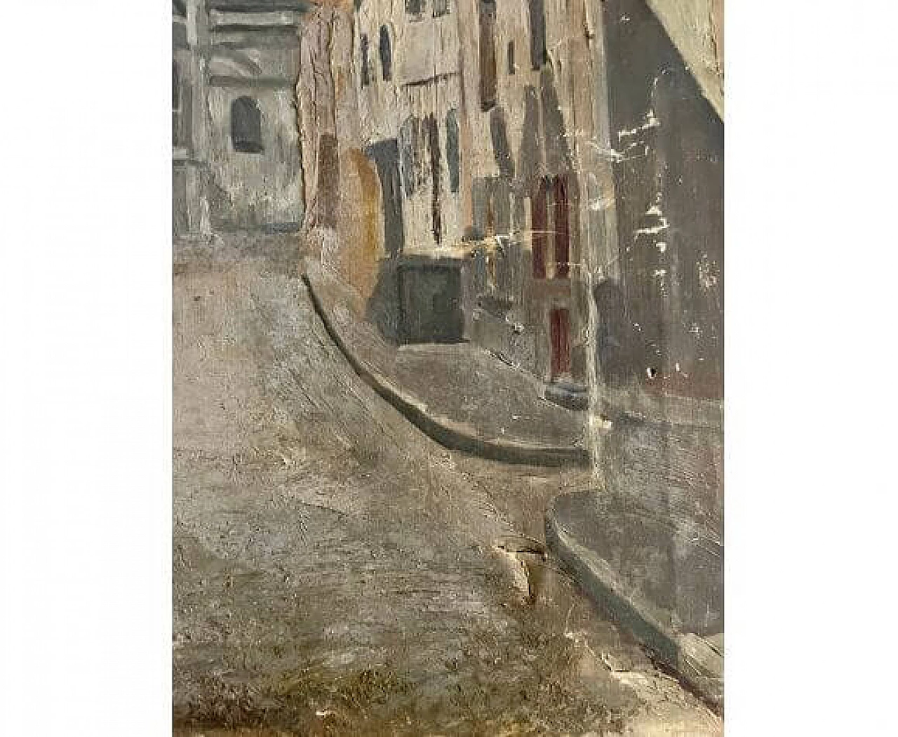 Impressionist painting of a Parisian street view, oil on canvas, late 19th century 3
