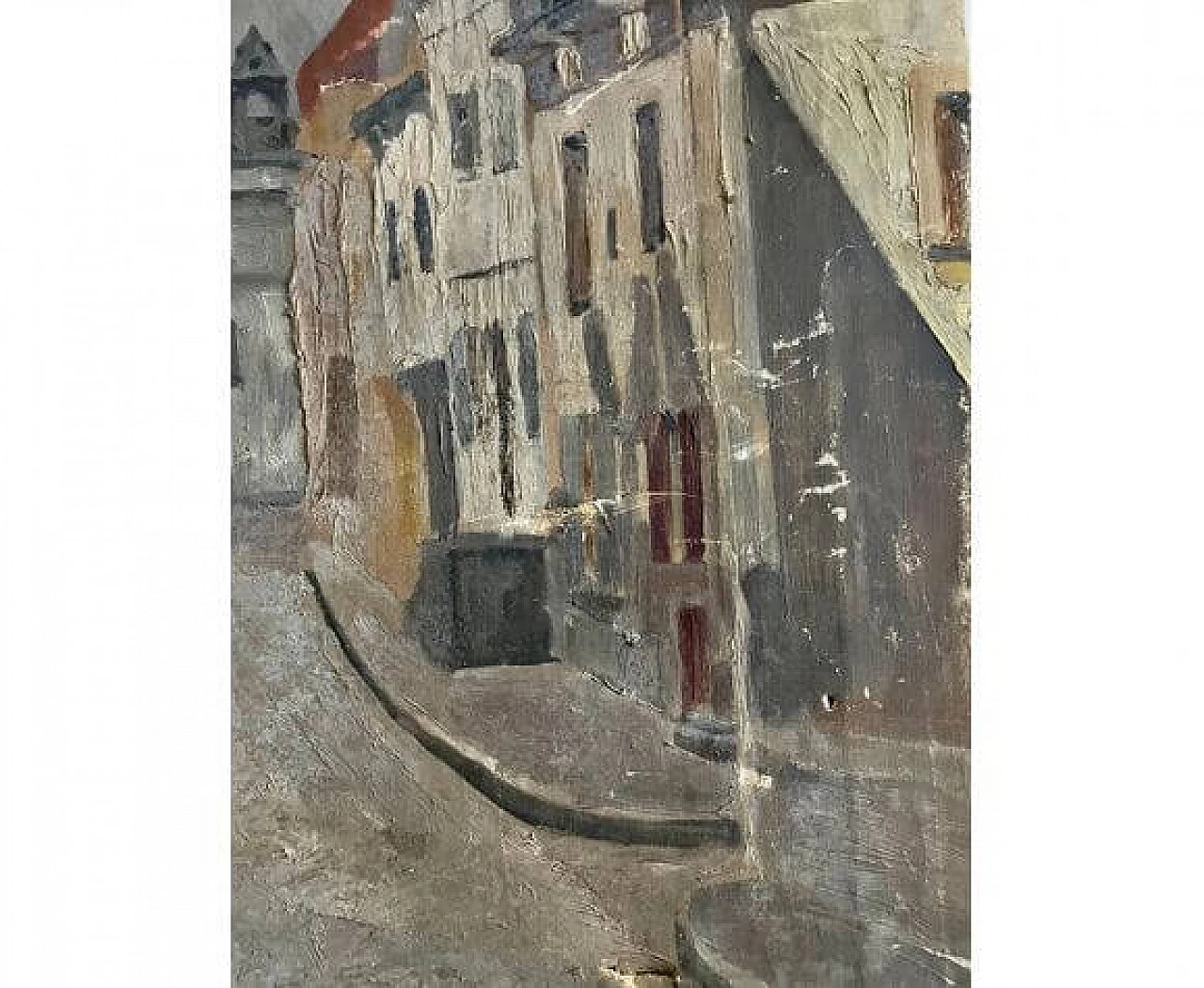 Impressionist painting of a Parisian street view, oil on canvas, late 19th century 4