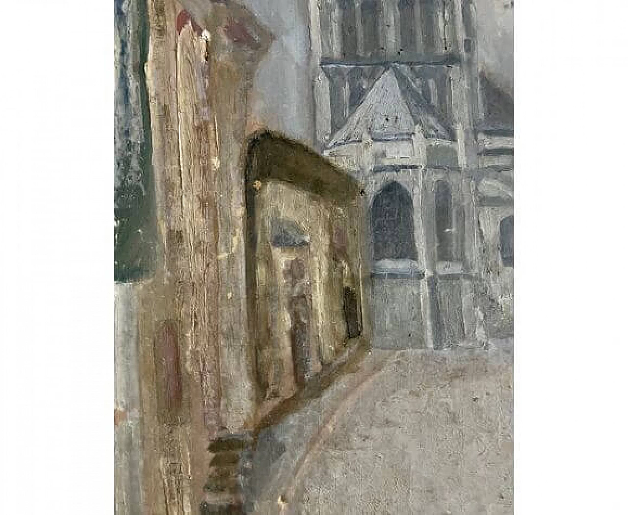 Impressionist painting of a Parisian street view, oil on canvas, late 19th century 7