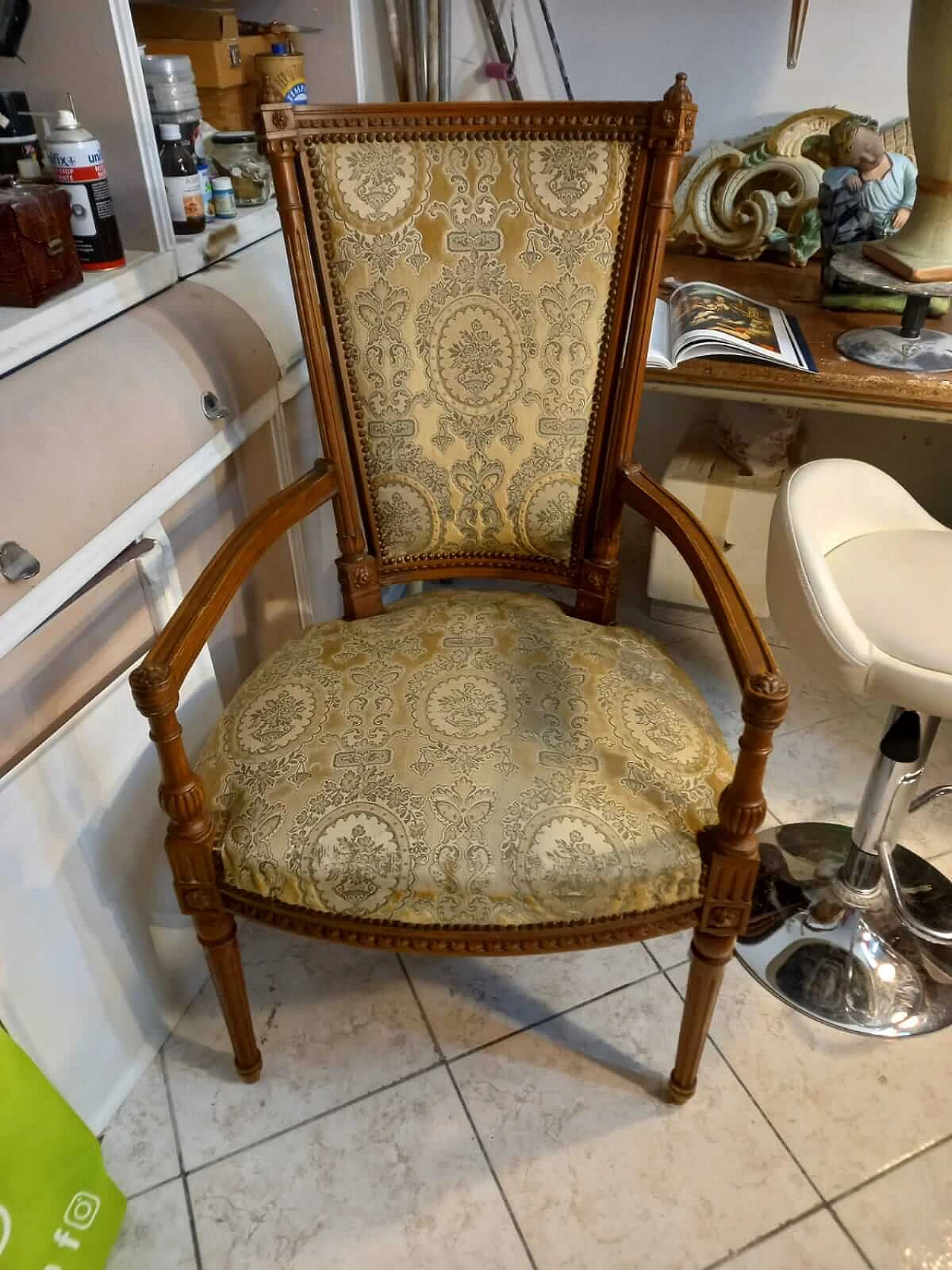 Armchair in Louis XVI style, 1920s 7