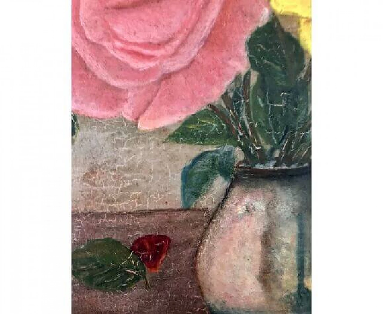 Painting depicting a bouquet of wild flowers, oil on canvas, 1969 4