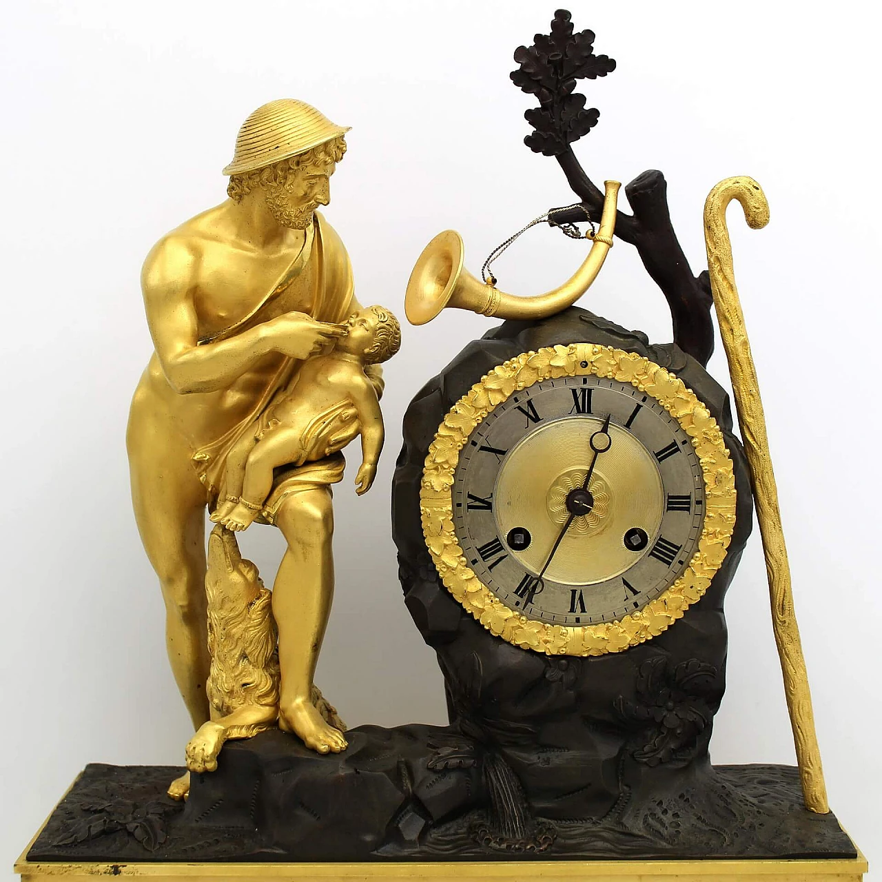 Gilded bronze Empire pendulum clock, early 19th century 1