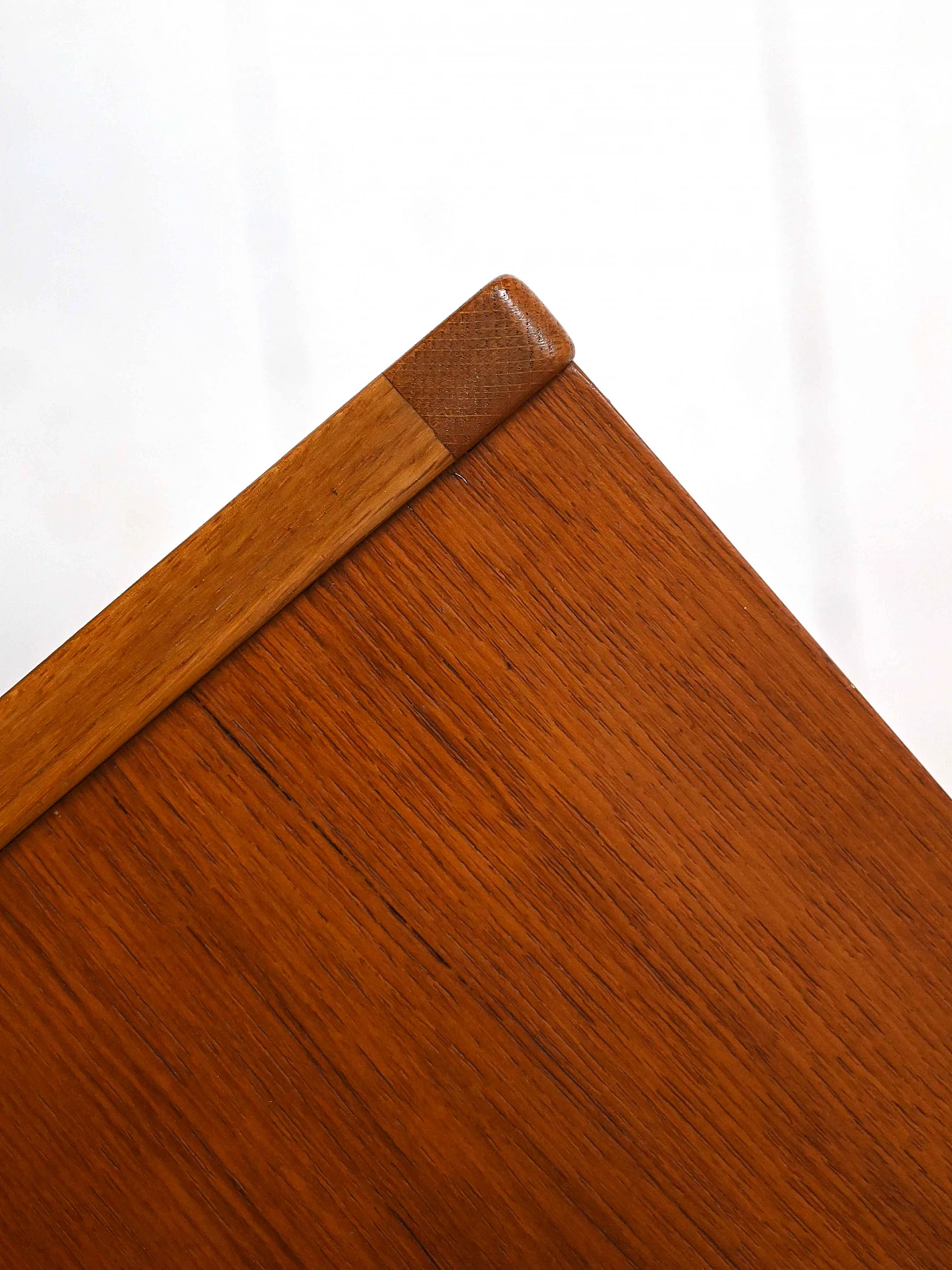 Scandinavian teak and oak bookcase with sliding doors, 1960s 7