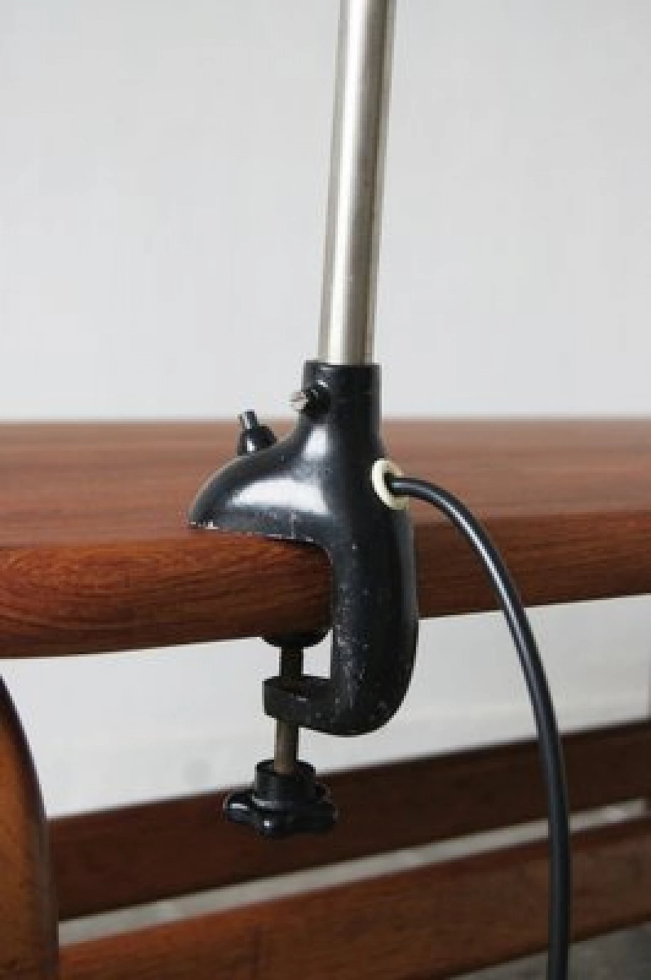 Black Bauhaus table lamp by Christian Dell for Kaiser Leuchten, 1950s 7