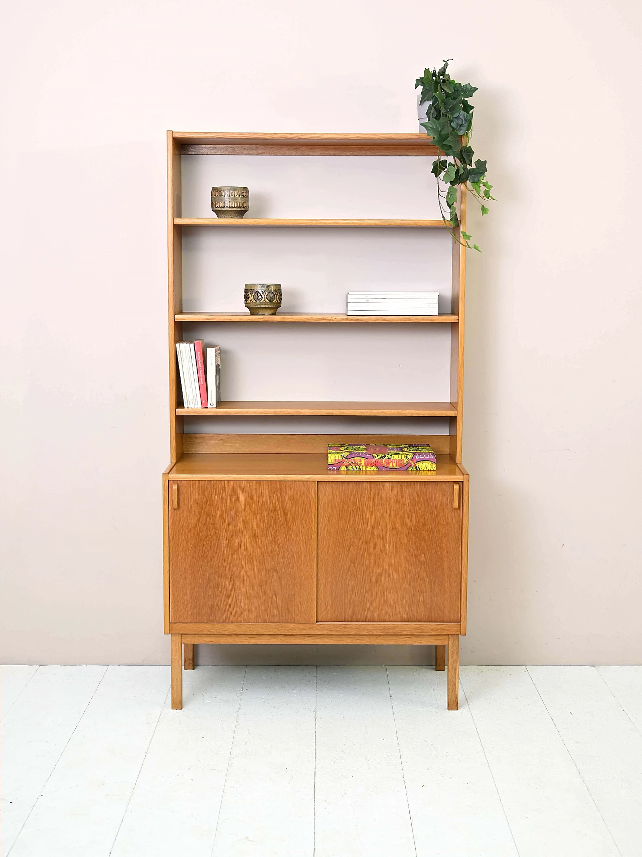 Libreria in legno di Bertil Fridhagen per Bodafors, anni '60 1